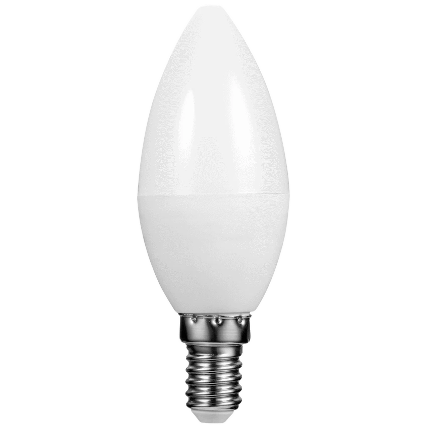 Switched 5w Candle LED Light Bulb E14 - Warm White