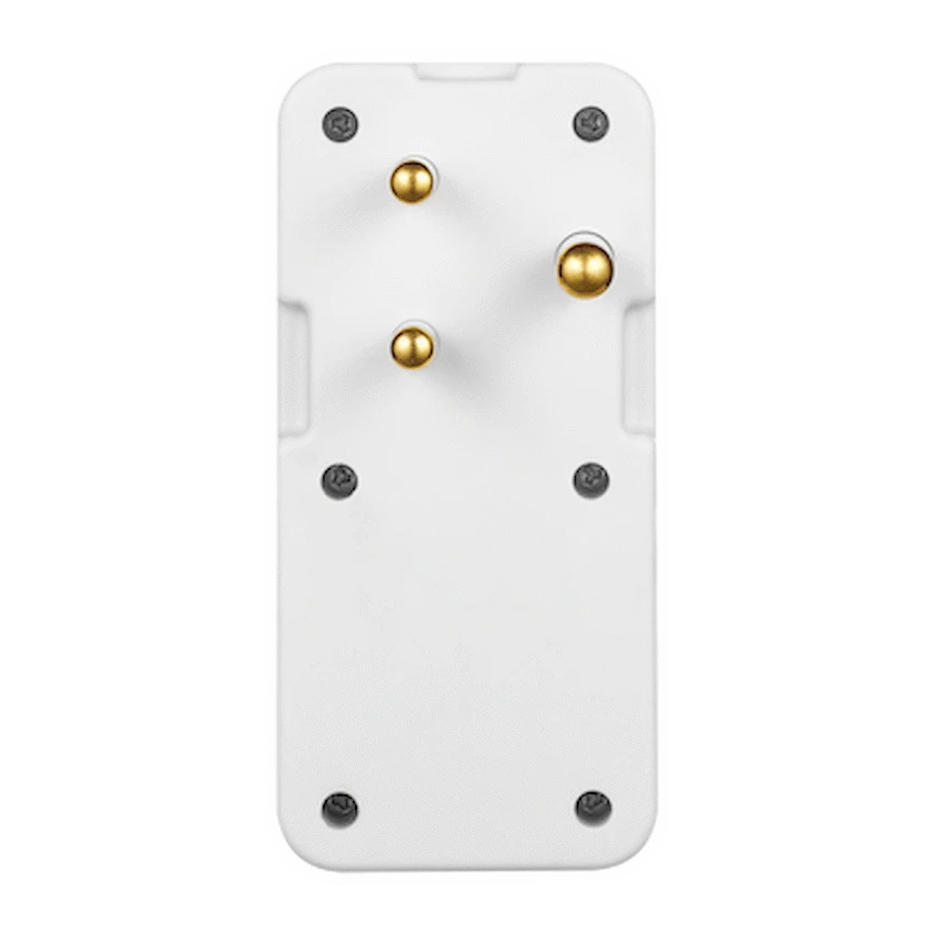 Switched 3-Way Medium Surge Adaptor - White - Image 2