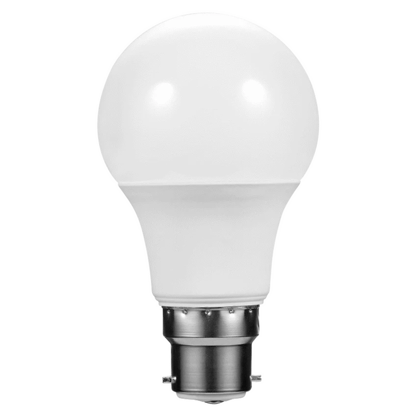Switched 7w A60 Light Bulb B22 - Warm White