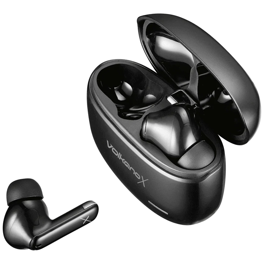 VolkanoX VXT200S Hybrid ANC TWS Earphones - Black - Image 2