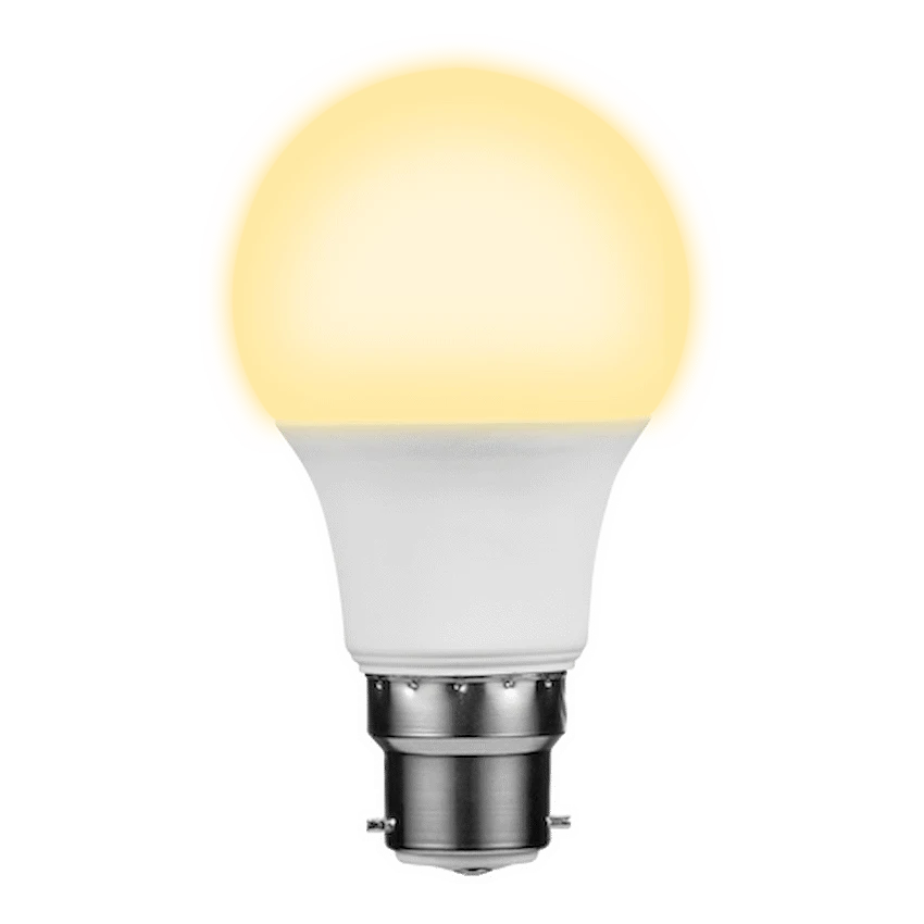 Switched 7w A60 Light Bulb B22 - Warm White - Image 3