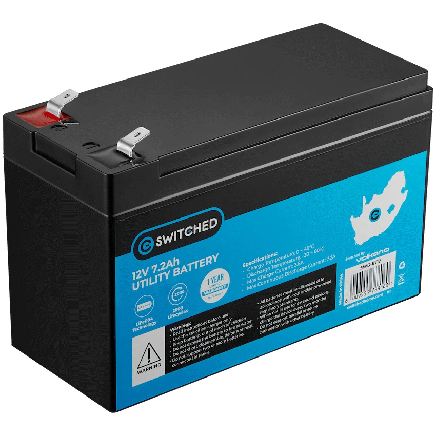 Switched LiFePO4 Gate Motor/Alarm Battery - Image 2