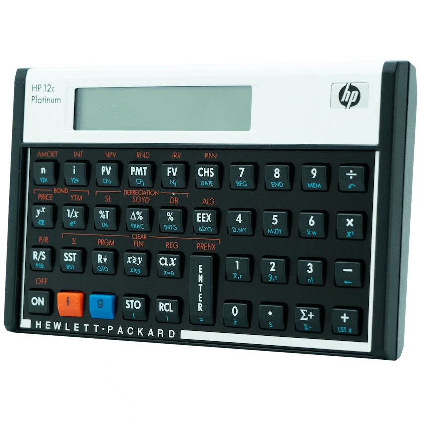 HP 12C Platinum Financial Calculator (Algebraic or RPN) - Image 2