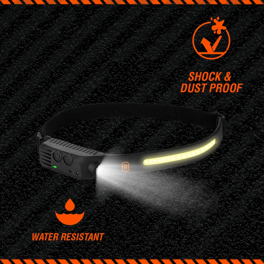 Rugged by Volkano 500lm COB Headlamp with Wave Sensor - Image 3