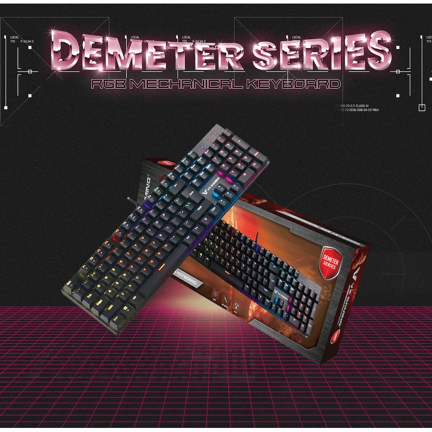 VX Demeter Series Mechanical Keyboard with Full RGB Lighting - Image 7