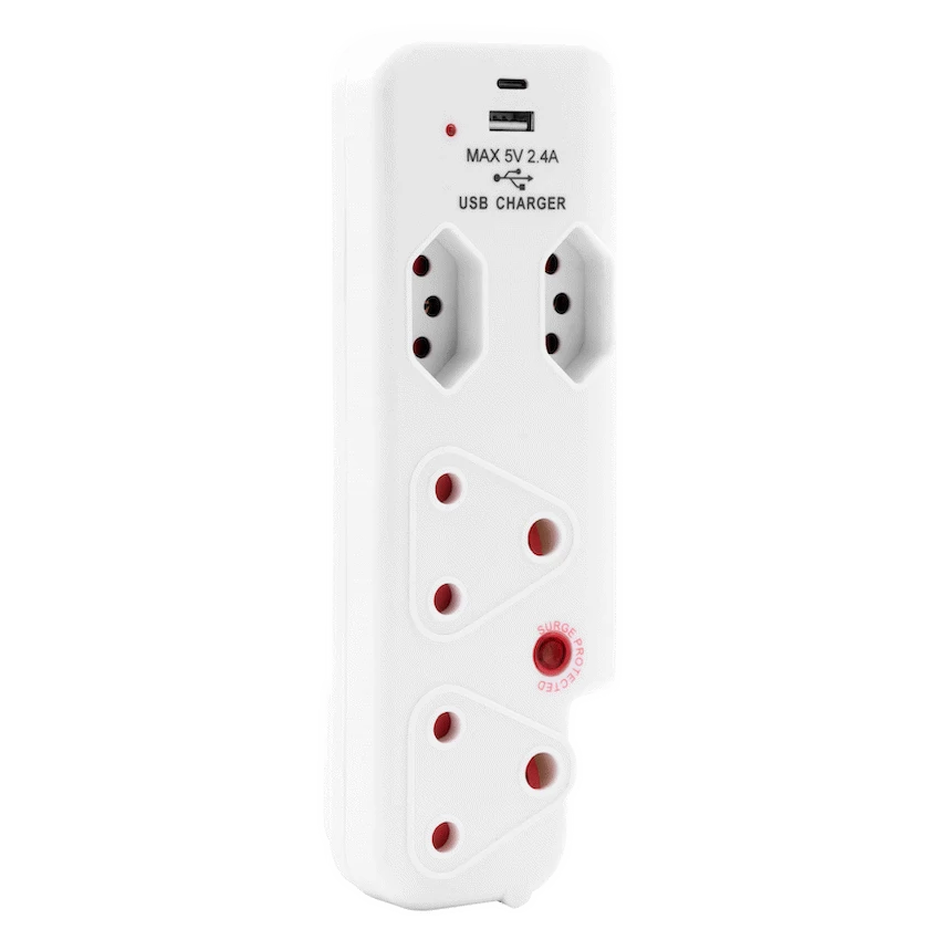 Ellies 4 Way Medium Surge adaptor with type C + USB - Image 4