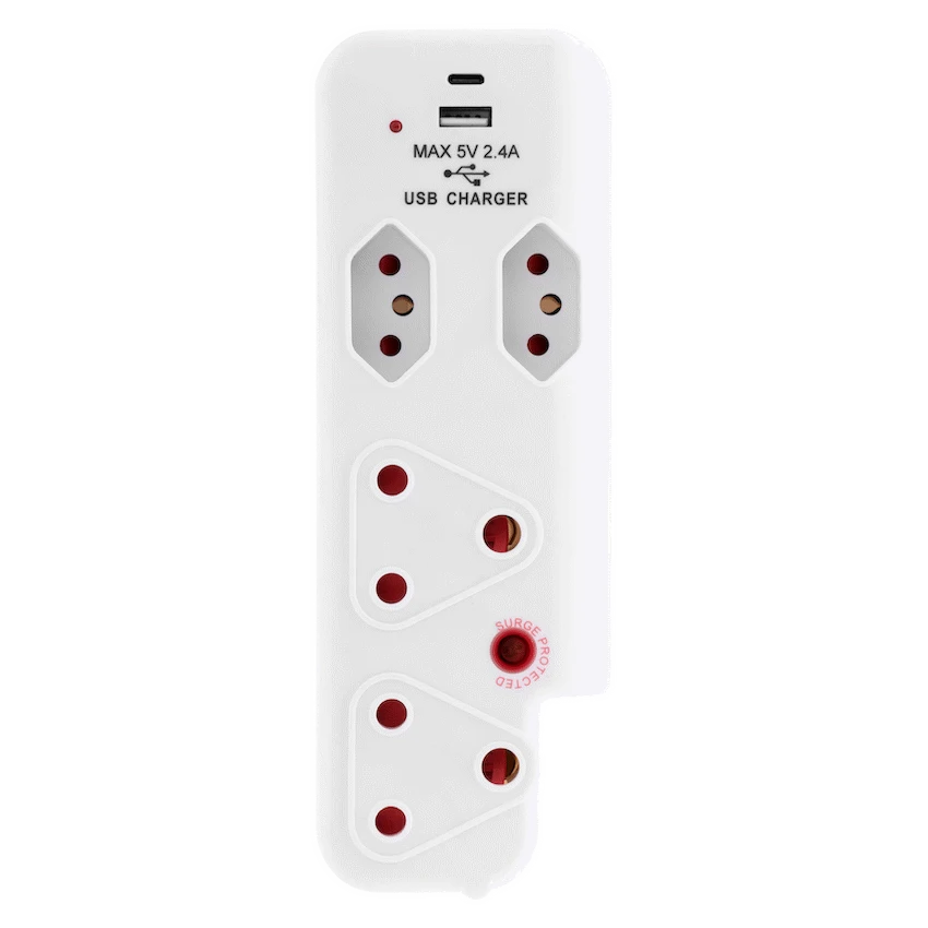Ellies 4 Way Medium Surge adaptor with type C + USB - Image 8