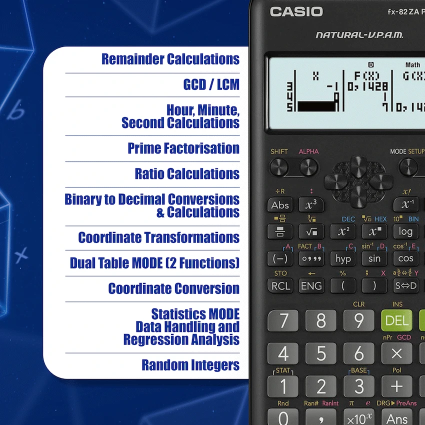 Casio FX-82 ZA Plus II Calculator - Image 5