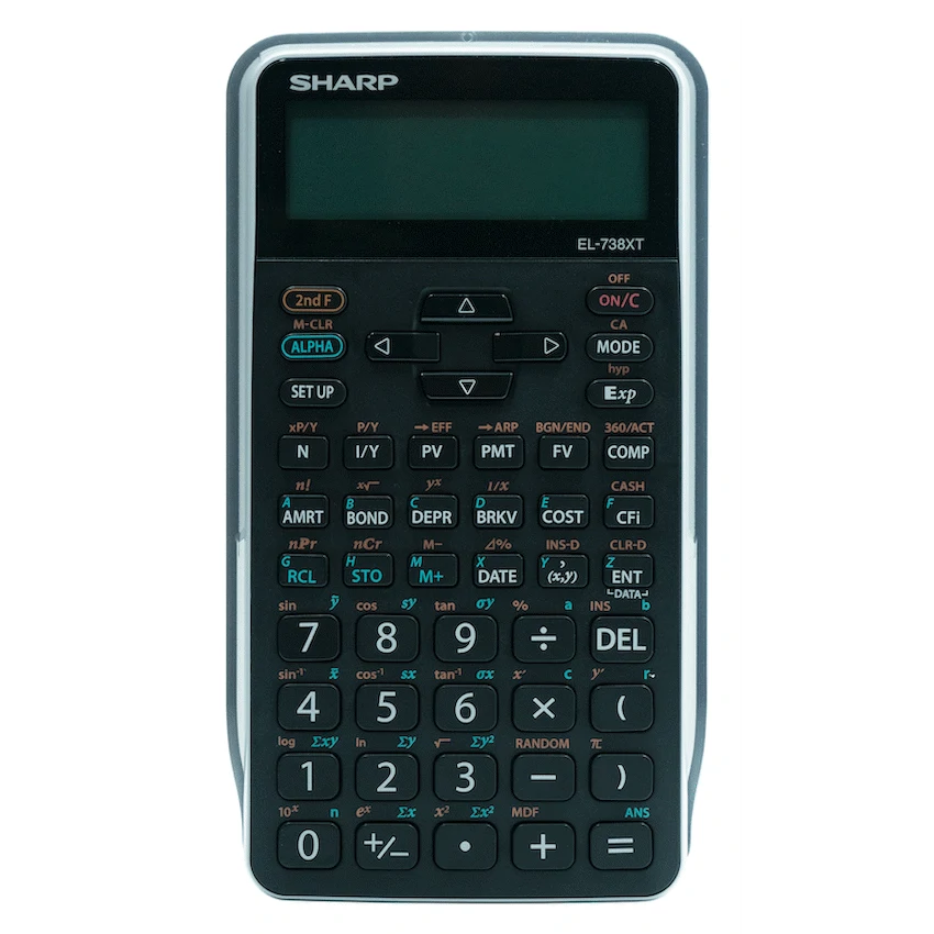 Sharp EL-738 XTB - Advanced Financial Calculator NEW DESIGN - Image 4