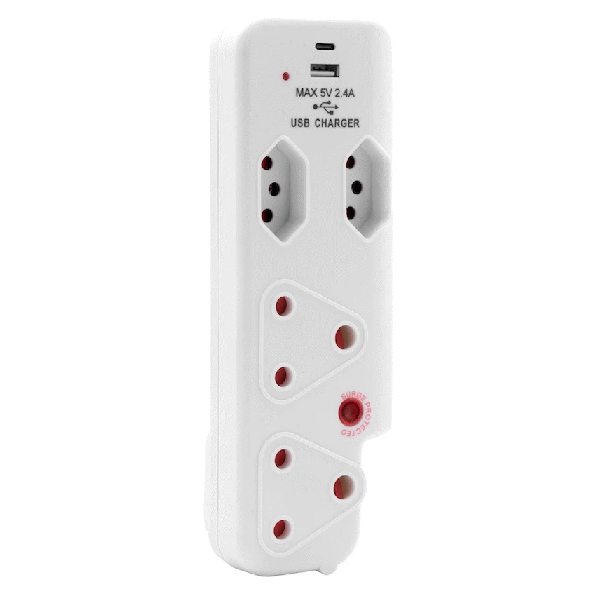 Ellies 4 Way Medium Surge adaptor with type C + USB - Image 10