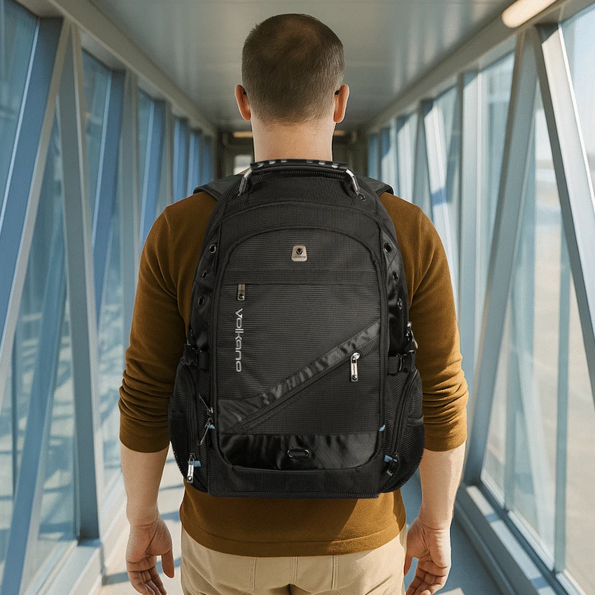 Volkano G-Unit Backpack - Black/Grey/Turquoise - Image 9