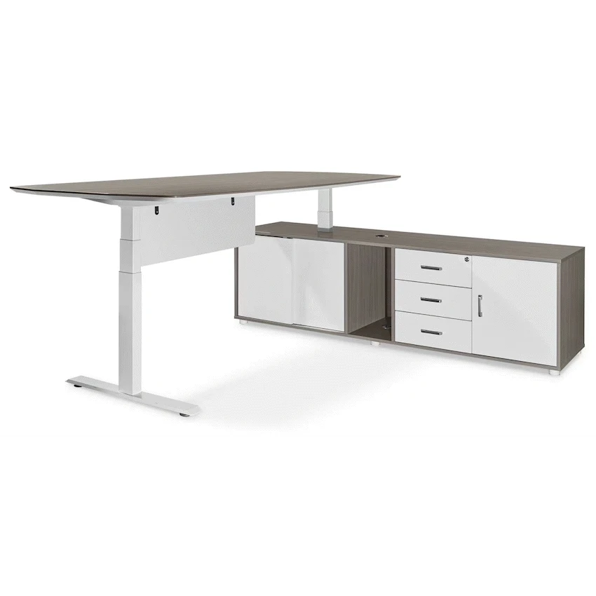 Everfurn Premium Miami Height Adjustable Desk Box 4 of 4