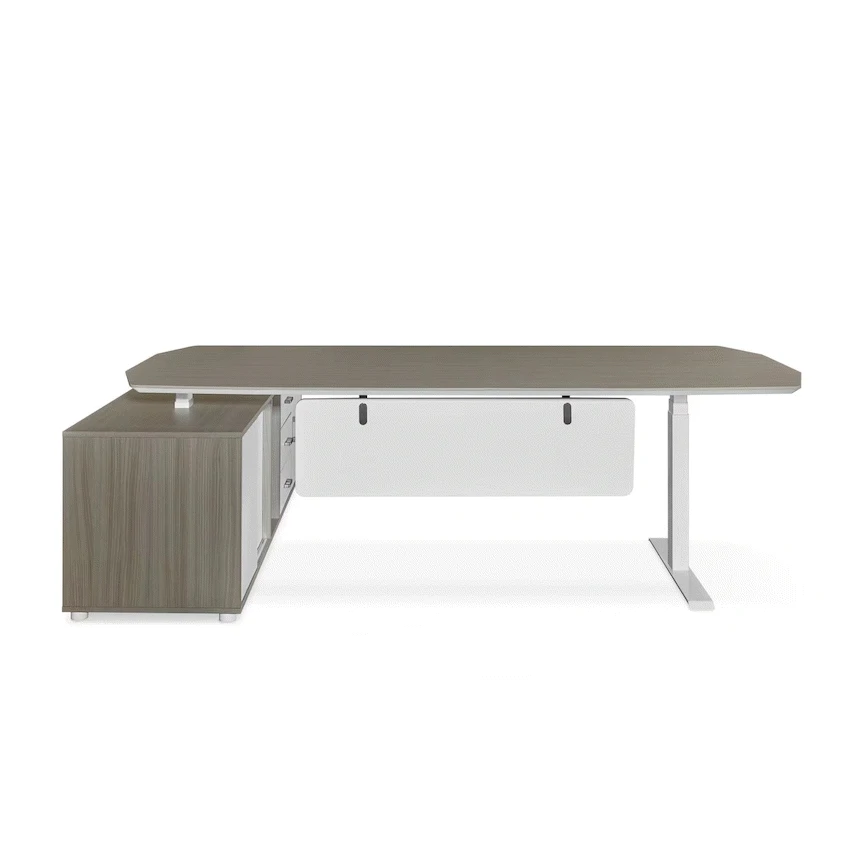 Everfurn Premium Miami Height Adjustable Desk Box 4 of 4 - Image 2