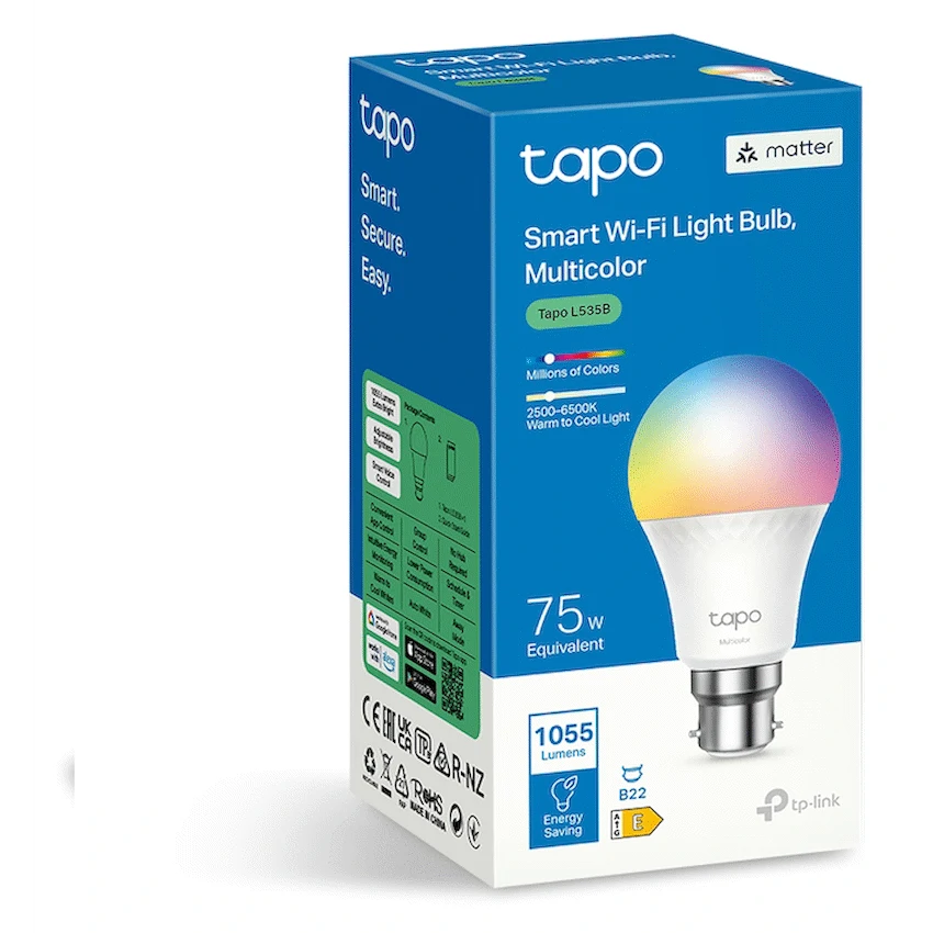 TP-Link Tapo Smart Wi-Fi Light Bulb - Multicolor - Image 2