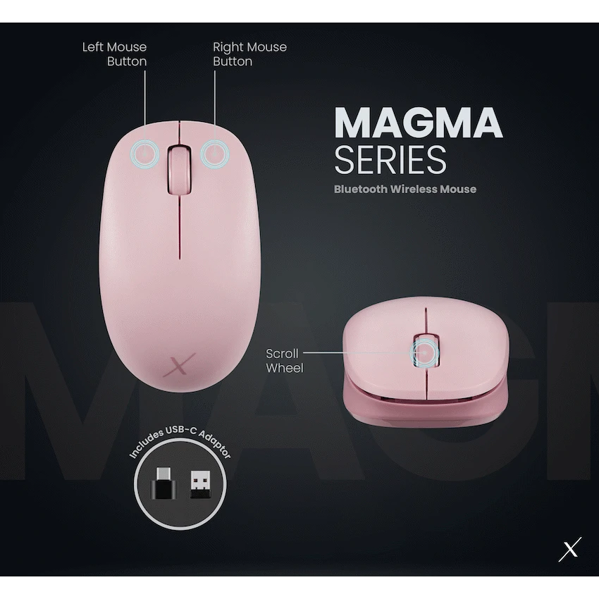 VolkanoX Magma Bluetooth Wireless Mouse - Rose - Image 10