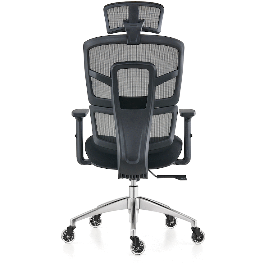 Graphite Ergo High Back Chair - Black - Image 3